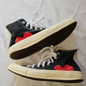 Converse Chuck Taylor Black and White High-Tops‎